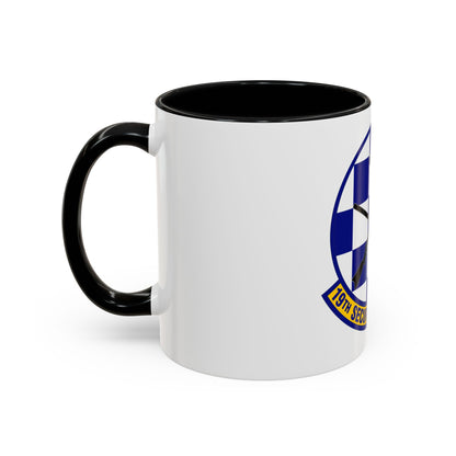 19 Security Forces Squadron AMC (U.S. Air Force) Accent Coffee Mug