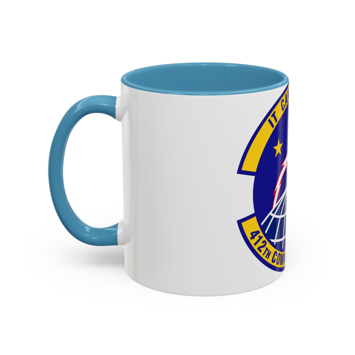 412th Communications Squadron (U.S. Air Force) Accent Coffee Mug