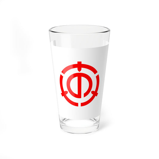 Flag of Minano Saitama (Japan) Pint Glass 16oz