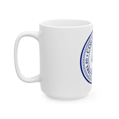 Seal of Yonkers New York - White Coffee Mug