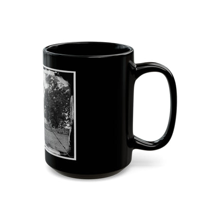Battlefield Of Cedar Mountain House Riddled With Cannon Balls In Which Gen. Winder Was Killed (U.S. Civil War) Black Coffee Mug