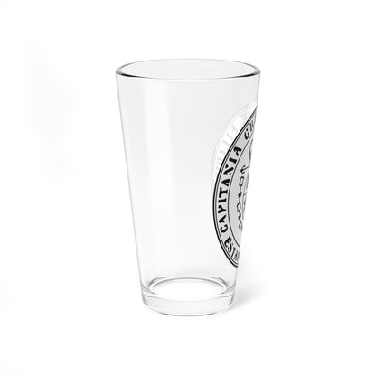 Seal of the Captaincy General of the Philippines (Costa Rica) (Coat of Arms) Pint Glass 16oz
