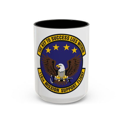 116th Mission Support Flight (U.S. Air Force) Accent Coffee Mug