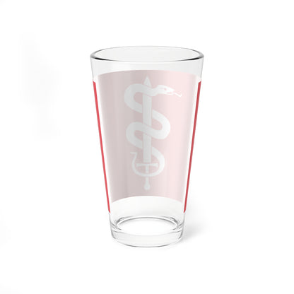 Flag of the Norwegian Armed Forces Joint Medical Services (Norway) Pint Glass 16oz