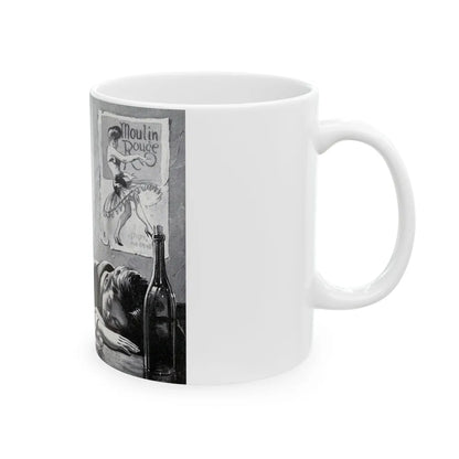 French Beret, Figure Photography magazine - White Coffee Mug-Go Mug Yourself