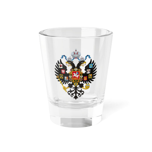 Lesser coat of arms of the Russian Empire (Russia) (Coat of Arms) Shot Glass 1.5oz