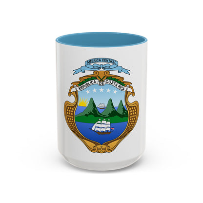 Coat of arms of Costa Rica (1906-1964) - Accent Coffee Mug