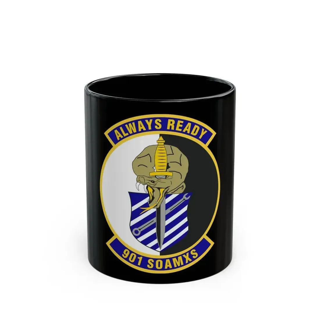 901st Special Operations Aircraft Maintenance Squadron (U.S. Air Force) Black Coffee Mug 11oz - Go Mug Yourself
