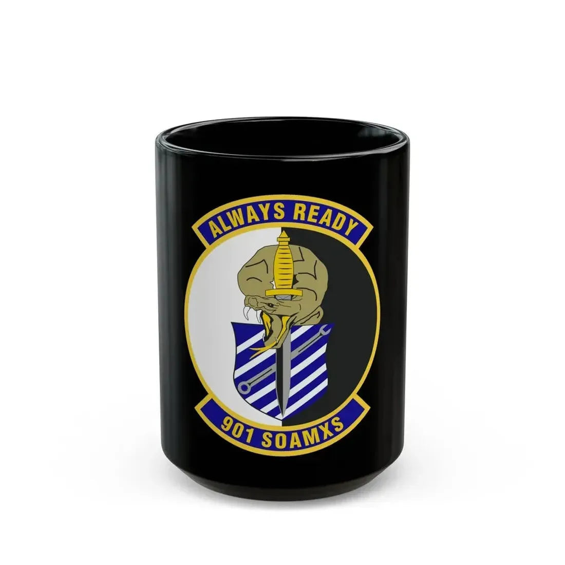 901st Special Operations Aircraft Maintenance Squadron (U.S. Air Force) Black Coffee Mug 15oz - Go Mug Yourself