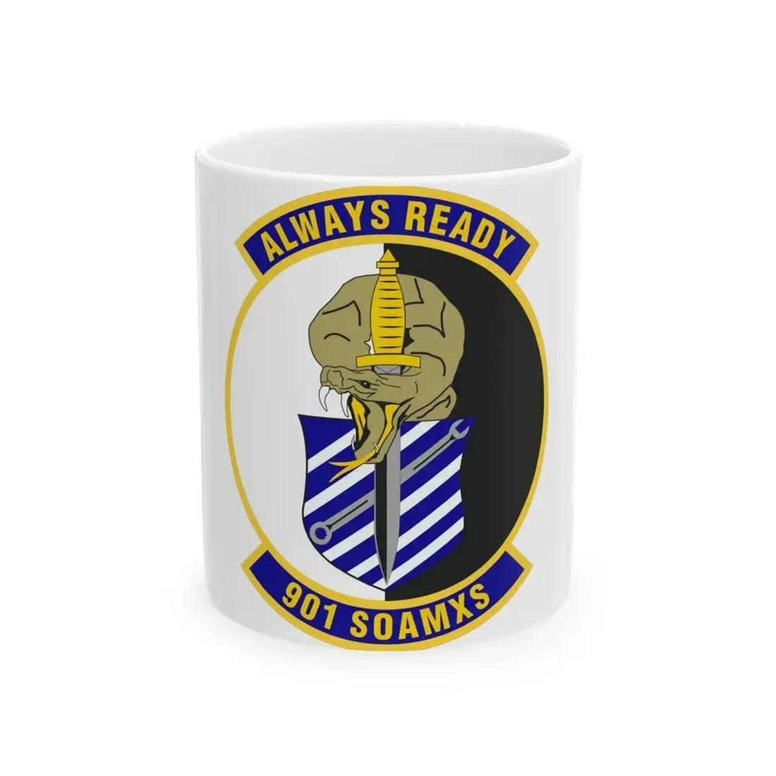 901st Special Operations Aircraft Maintenance Squadron (U.S. Air Force) White Coffee Mug 11oz - Go Mug Yourself