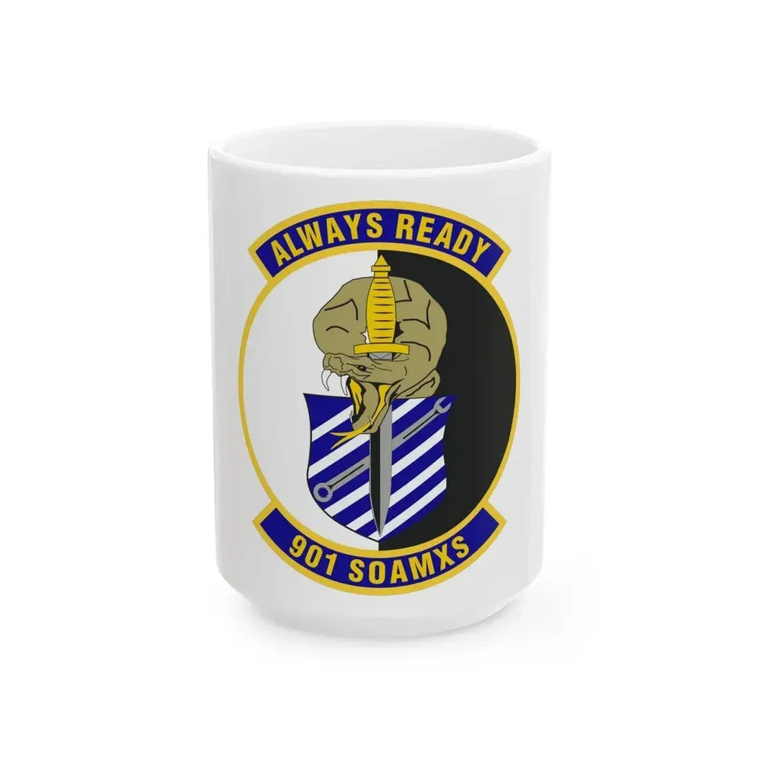 901st Special Operations Aircraft Maintenance Squadron (U.S. Air Force) White Coffee Mug 15oz - Go Mug Yourself