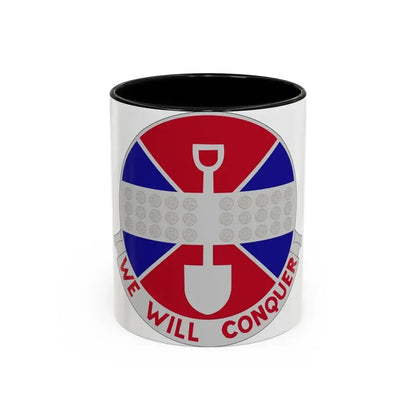 902 Engineer Company (U.S. Army) Accent Coffee Mug 11oz Black - Go Mug Yourself