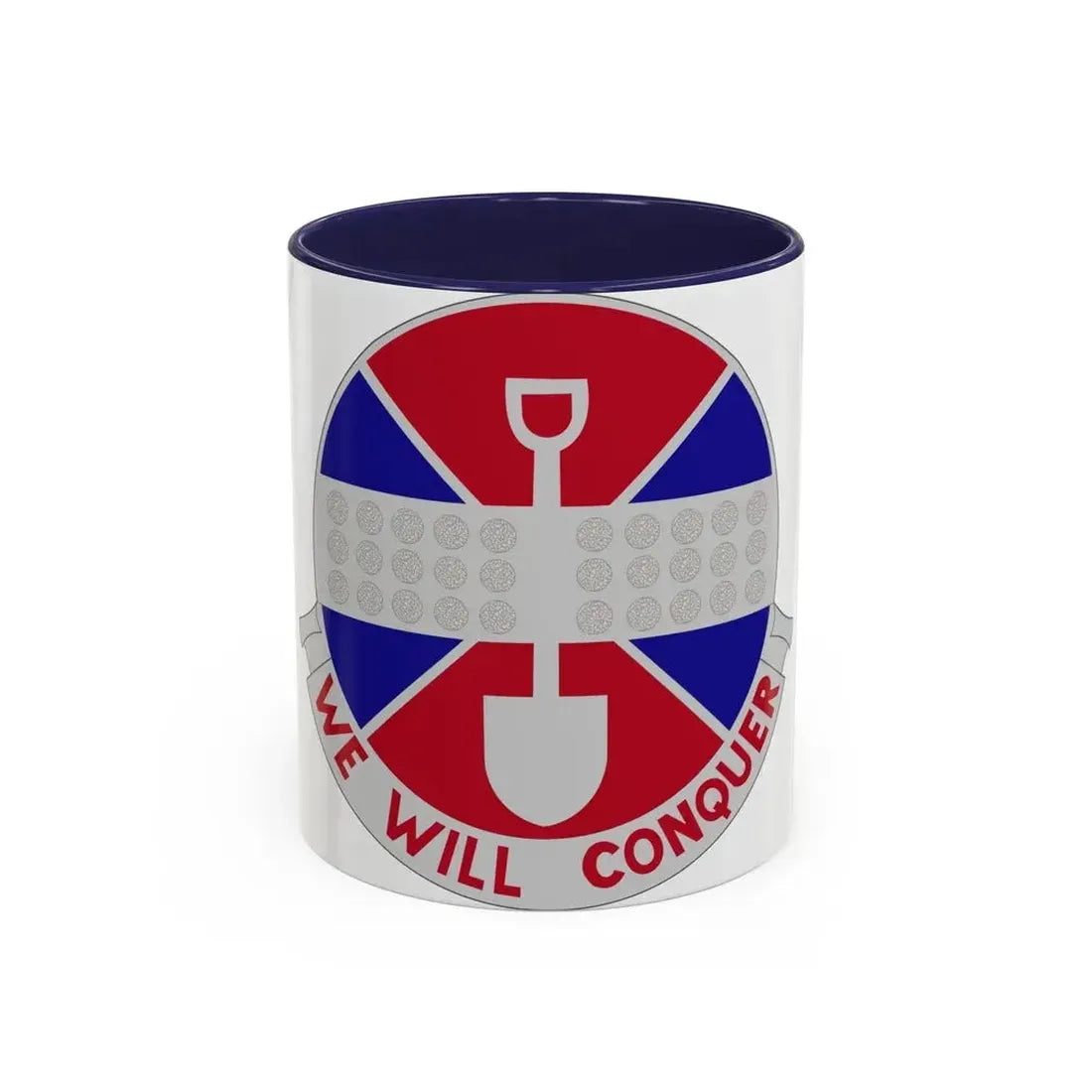 902 Engineer Company (U.S. Army) Accent Coffee Mug 11oz Navy - Go Mug Yourself