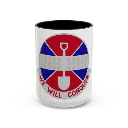902 Engineer Company (U.S. Army) Accent Coffee Mug 15oz Black - Go Mug Yourself
