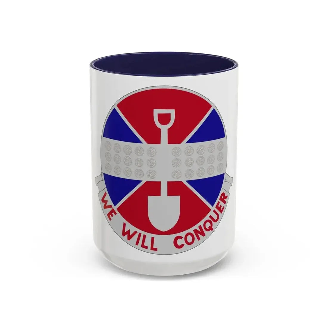 902 Engineer Company (U.S. Army) Accent Coffee Mug 15oz Navy - Go Mug Yourself