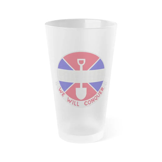 902 Engineer Company (U.S. Army) Frosted Pint Glass 16oz Default Title - Go Mug Yourself
