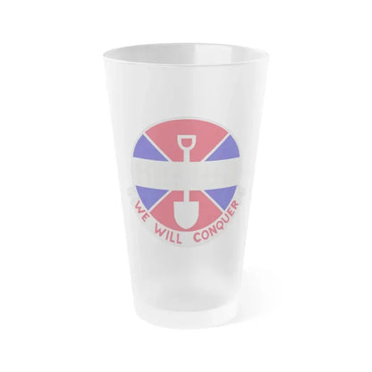 902 Engineer Company (U.S. Army) Frosted Pint Glass 16oz Default Title - Go Mug Yourself