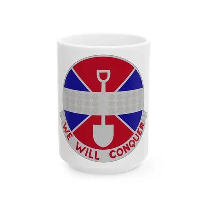 902 Engineer Company (U.S. Army) White Coffee Mug 15oz - Go Mug Yourself