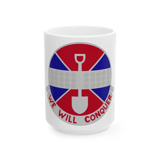 902 Engineer Company (U.S. Army) White Coffee Mug 15oz - Go Mug Yourself