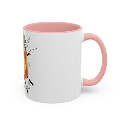 Coat of arms of the Kingdom of Burundi - Accent Coffee Mug