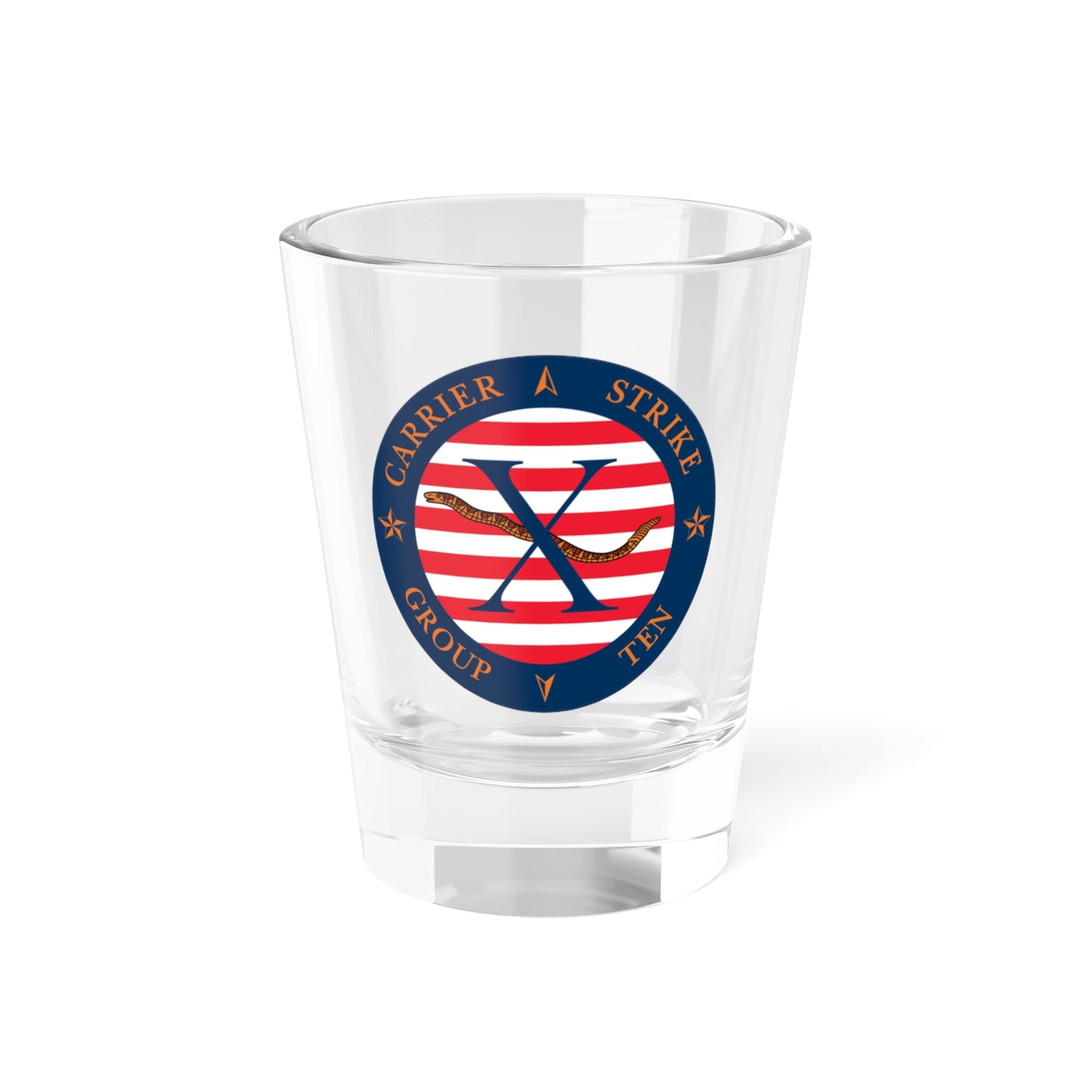 CSG 10 (U.S. Navy) Shot Glass 1.5oz