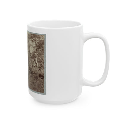 22d New York State Militia Near Harpers Ferry, Va., 1861 I.E.1862 023 (U.S. Civil War) White Coffee Mug