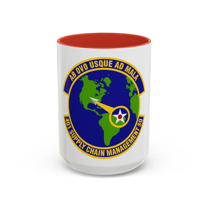 401st Supply Chain Management Squadron (U.S. Air Force) Accent Coffee Mug