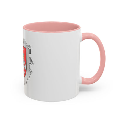 Coat of arms of the Ministry of the Interior of Lithuania - Accent Coffee Mug