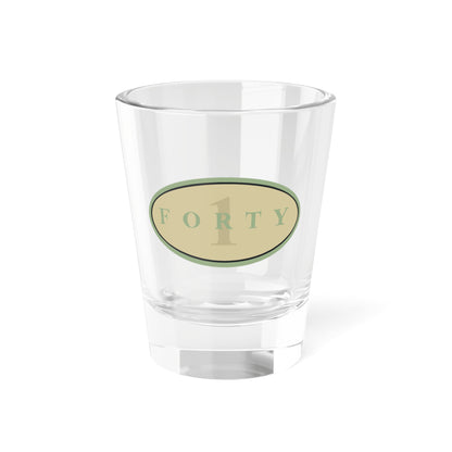 Forty 1 (U.S. Navy) Shot Glass 1.5oz