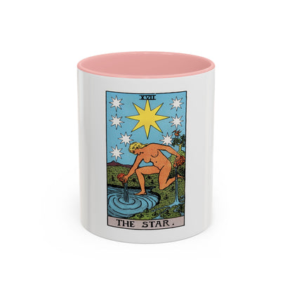 The Star (Tarot Card) Accent Coffee Mug