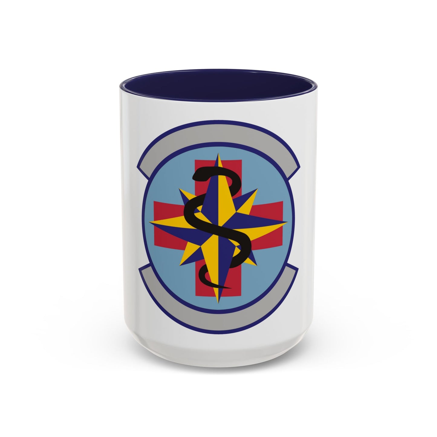 6 Healthcare Operations Squadron AMC (U.S. Air Force) Accent Coffee Mug