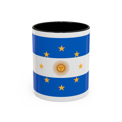 Navy Jack of Argentina 1818 - Accent Coffee Mug