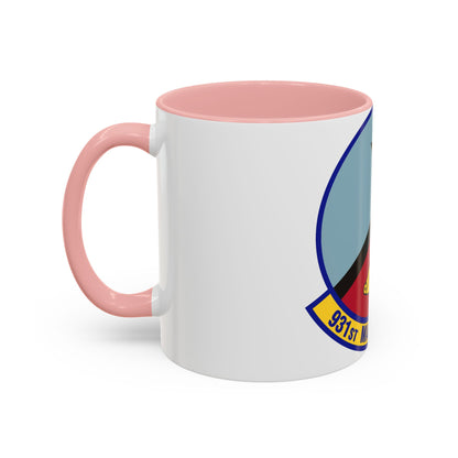 931st Maintenance Operations Flight (U.S. Air Force) Accent Coffee Mug