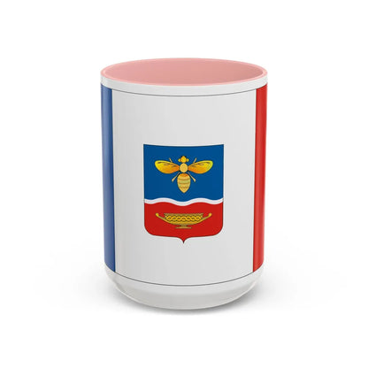 Flag of Simferopol Ukraine - Accent Coffee Mug-15oz-Pink-Go Mug Yourself