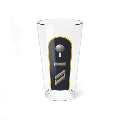 LD B 13 Obergefreiter UA L (Military Rank) Pint Glass 16oz