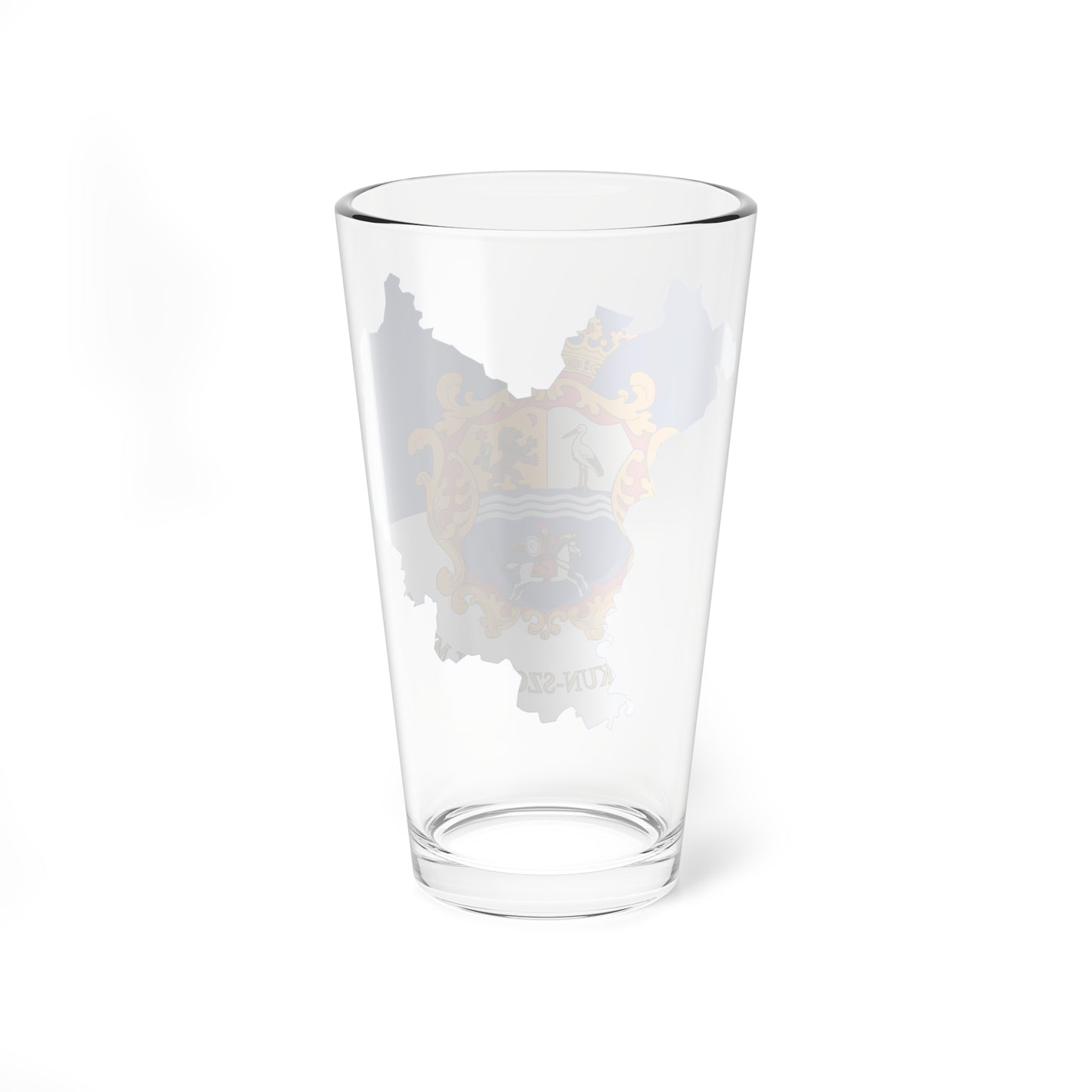 Flag-map of Jasz-Nagykun-Szolnok County (Hungary) Pint Glass 16oz