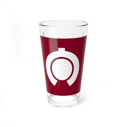 Flag of Mukaihara Hiroshima 1983-2004 (Japan) Pint Glass 16oz