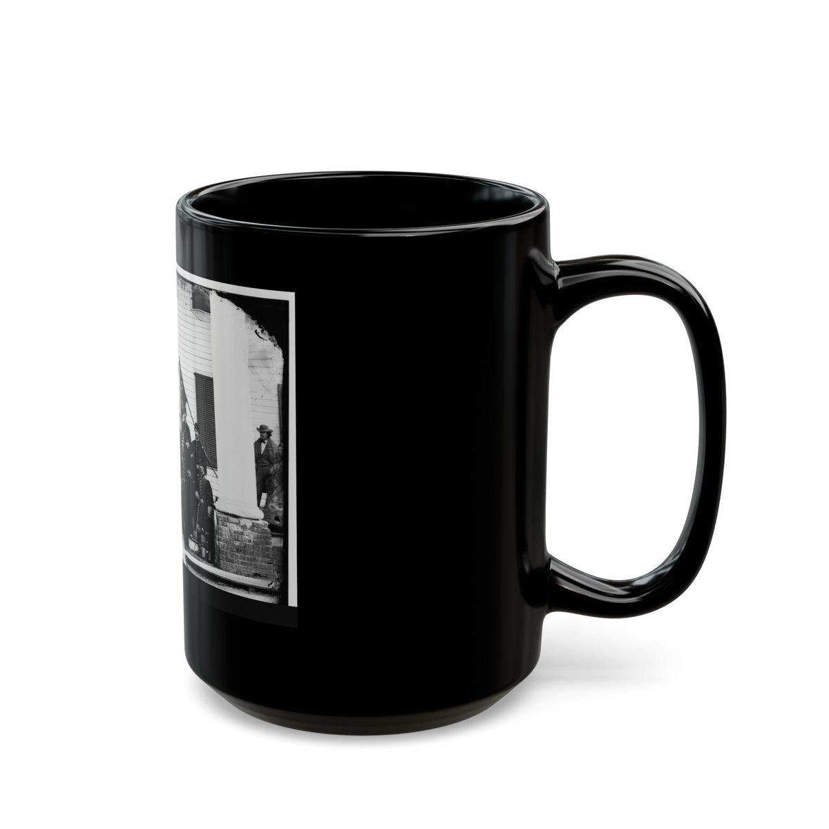 Brandy Station, Virginia. Gen. David B. Birney And Staff (U.S. Civil War) Black Coffee Mug
