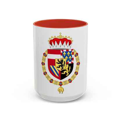 Coat of Arms of Philip IV of Burgundy - Accent Coffee Mug