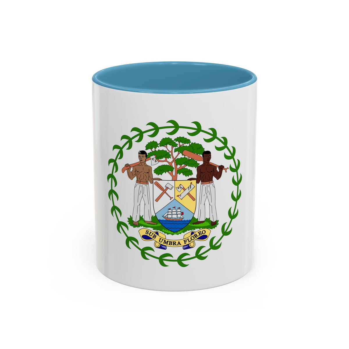Coat of arms of Belize - Accent Coffee Mug