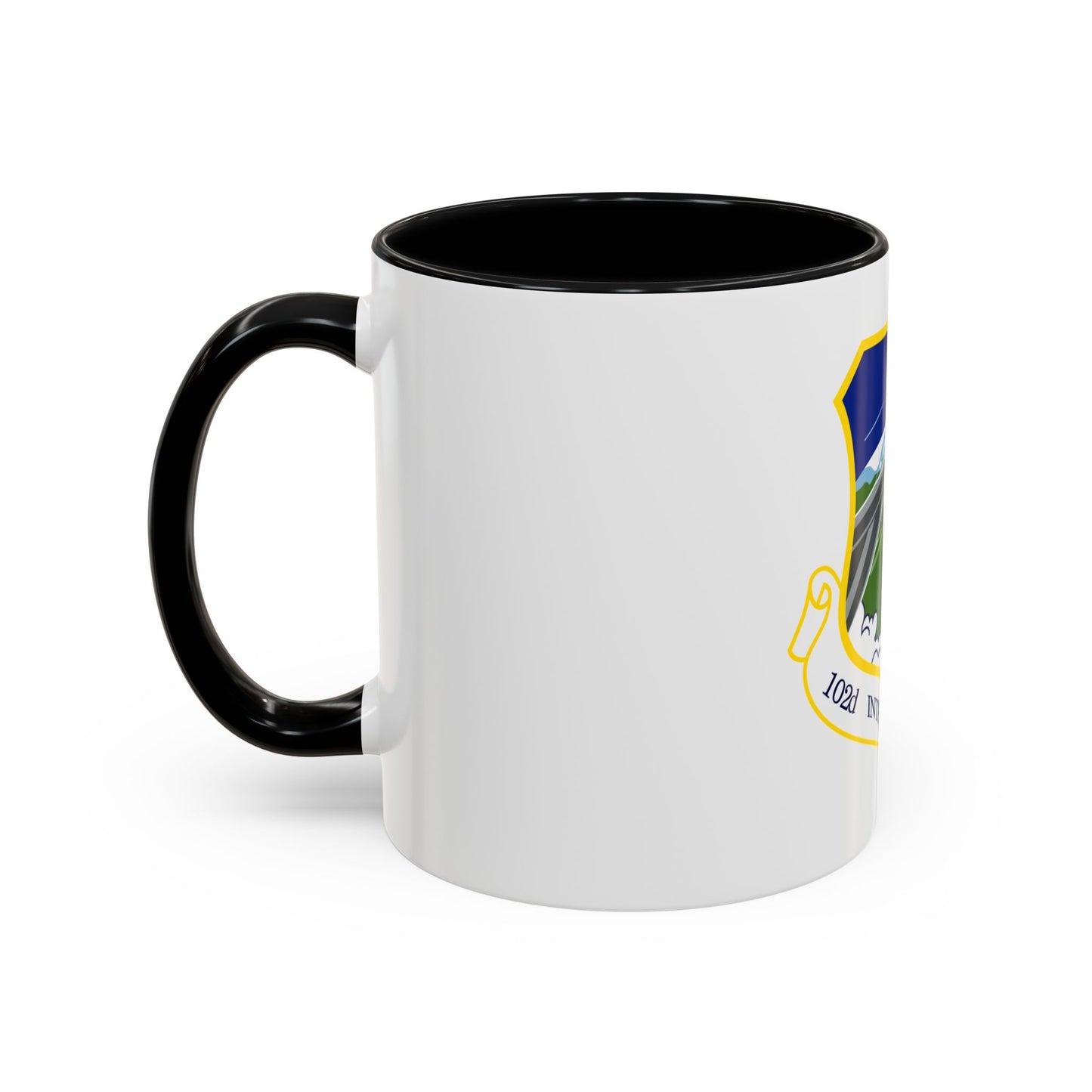 1014px 102nd Intelligence Wing emblem (U.S. Air Force) Accent Coffee Mug