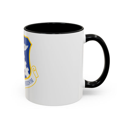 182d Airlift Wing insignia AFD 080128 056 (U.S. Air Force) Accent Coffee Mug