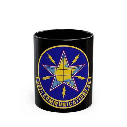 902d Communications Squadron (U.S. Air Force) Black Coffee Mug-11oz-Go Mug Yourself