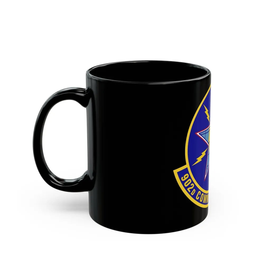 902d Communications Squadron (U.S. Air Force) Black Coffee Mug-Go Mug Yourself