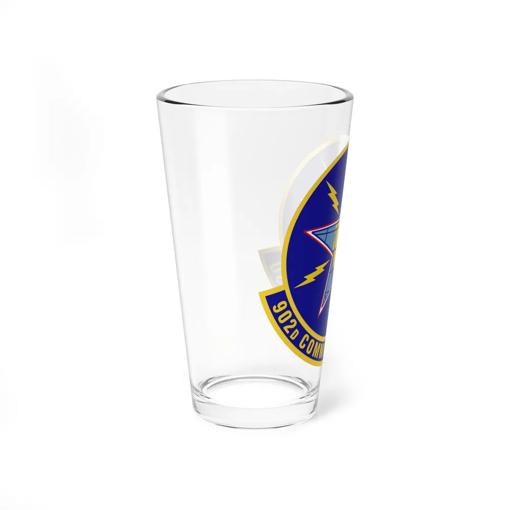 902d Communications Squadron (U.S. Air Force) Pint Glass 16oz-Go Mug Yourself