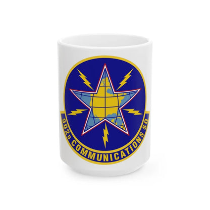 902d Communications Squadron (U.S. Air Force) White Coffee Mug-15oz-Go Mug Yourself