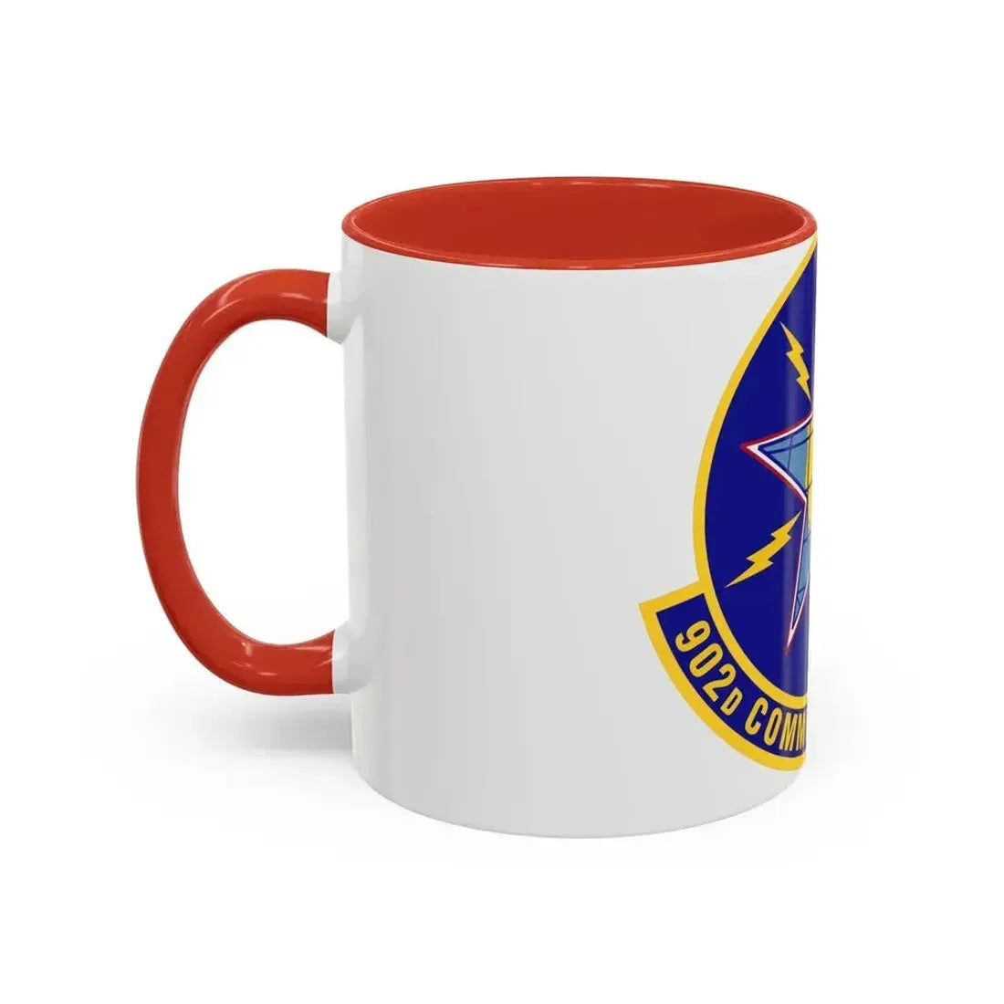 902d Communications Squadron (U.S. Air Force) Accent Coffee Mug - Go Mug Yourself