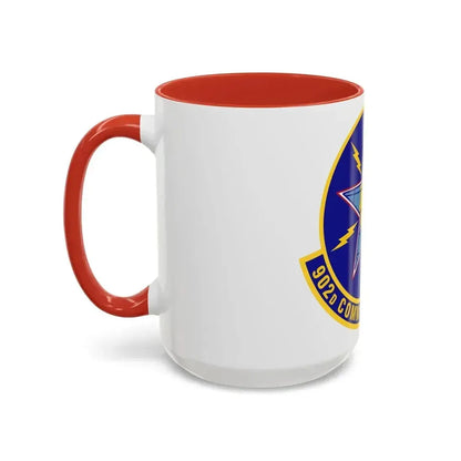 902d Communications Squadron (U.S. Air Force) Accent Coffee Mug - Go Mug Yourself