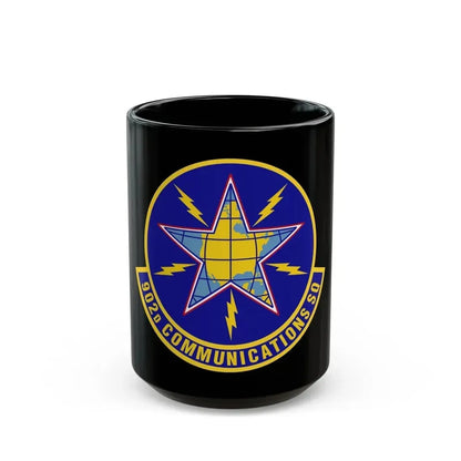 902d Communications Squadron (U.S. Air Force) Black Coffee Mug 15oz - Go Mug Yourself