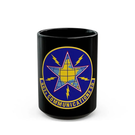 902d Communications Squadron (U.S. Air Force) Black Coffee Mug 15oz - Go Mug Yourself